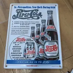 Niko and…のPepsi-Cola ヴィンテージメタルサイン