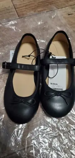 GU バレエシューズ 18.0cm ブラック※ 値下げしました。