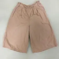 西松屋 ガウチョ ワイドパンツ 140cm ブラウン