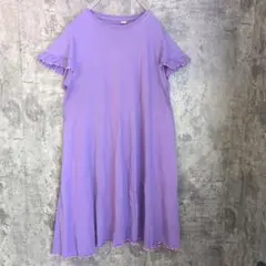重ね着に使える！メローワンピース　かわいい　ゆったり　古着女子　ユメカワカラー