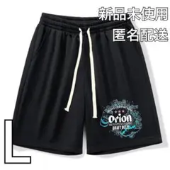 オリオンビール ハーフパンツ 黒 L Tシャツ ズボン 短パン