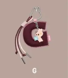 POPMART ラブブ PIN FOR LOVE アルファベットペンダント G