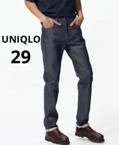 UNIQLOユニクロ 447778 スリムフィットジーンズ カイハラデニム 赤耳
