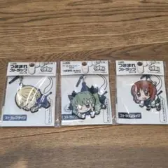 アニメキャラクター ストラップ 3個セット