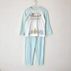 すみっコぐらしパジャマ 130cm 子供 女の子 上下 セット 長袖 ミント