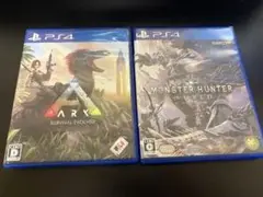 【動作確認済】PS4ソフト ARK, MONSTER HUNTER WORLD