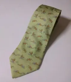 HERMES☆エルメスシルクネクタイラスカル
