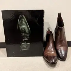 美品 MAGNANNI マグナーニ サイドゴアブーツ 42 レザー ブラウン
