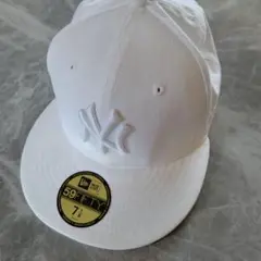 New Era 59FIFTY ホワイトキャップ 7 1/8