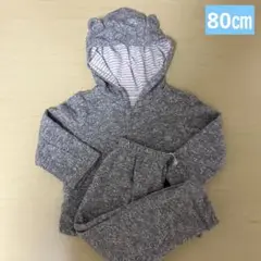 男の子　上着　ズボン　長ズボン　80センチ　灰色　グレー　ギャップ　GAP