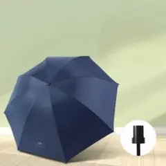 折りたたみ日傘 晴雨兼用 UVカット 【ネイビー】