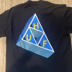 HUF 三角形ロゴ Tシャツ M ブラック