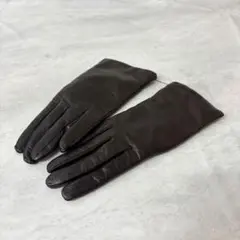 お値下げ Sermoneta レザー手袋 ブラック イタリア製　新品未使用 Sermoneta gloves レザー 手袋 セルモネータ 未使用 イタリア