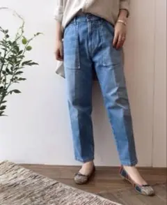 true nyc ライトブルー ストレートデニム
