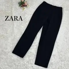 【ZARA】ハイウエストパンツ　黒　ブラック　9929/132/800