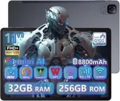 DOOGEE E3 11インチAndroid15タブレット Helio G100