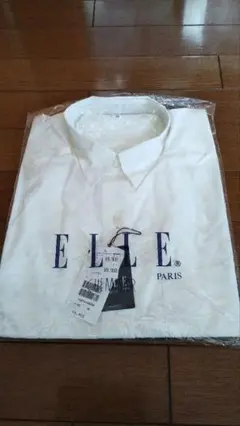 【未使用】ELLE 長袖ワイシャツ 白 38