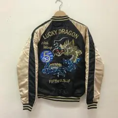 【美品】BILLVAN ビルバン　スカジャン　刺繍　龍　ドラゴン　リバーシブル 2025年最新】Billvan スカジャンの人気アイテム - メルカリ