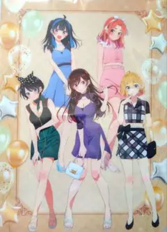 彼女お借りします　ドレスver.　集合クリアファイル