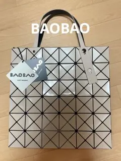 【BAOBAO バオバオイッセイミヤケ】6マス ルーセントトートバッグ ベージュ