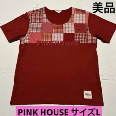 ピンクハウス　ワッペン　クマ　テディベア　L