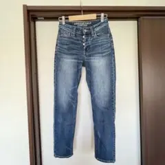 【ほぼ未使用】American Eagle アメリカンイーグル　ブルーデニムXS