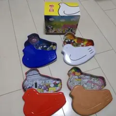 限定　鳩サブレー空き缶セット（4個）箱付き
