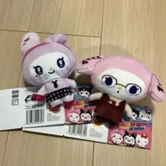 サンリオ　マイメロディ ぬいぐるみ マスコット 2体セット