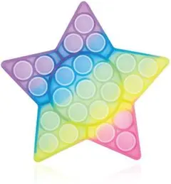 ❤️1点限り❤️スクイーズ プッシュポップ 星 水洗い可能 衛生的 ストレス解消
