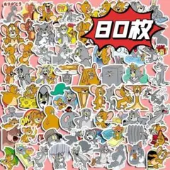 トムとジェリー ステッカー シール 80枚