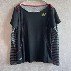 ニューバランス　長袖　Tシャツ　ラッシュガード　レディース