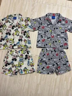 ミッキーマウス 半袖シャツとショートパンツセット 90cm 2セット