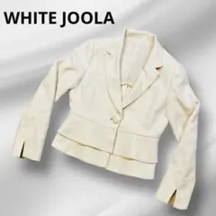 【大特価】WHITE JOOLA アイボリー テーラードジャケット 11AR