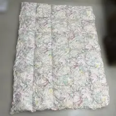 羽毛布団　　150×210 ダウン90% フェザー10 0.5kg 花柄　ピンク