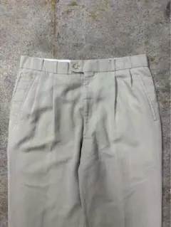90s 2タックパンツ レーヨンスラックス とろみ ヴィンテージ 古着
