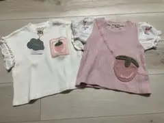 フタフタ　バースデイ　いちご　トップス　80