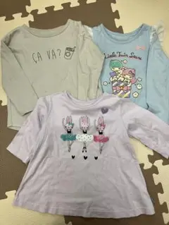 ベルメゾン　女の子　長袖　7分袖　Tシャツ 100