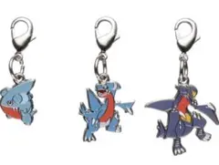 443.フカマル＆444.ガバイト＆445.ガブリアス 全国ずかんメタルチャーム