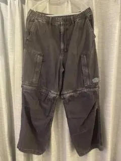 GU×UNDERCOVER ダークグレー カーゴパンツ L