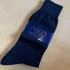 新品　未使Polo Ralph Lauren ネイビーソックス 25-26