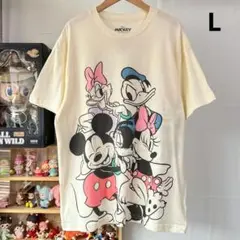公式 ディズニー ミッキーマウス 半袖 Tシャツ L