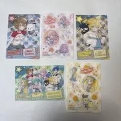 ピアプロ ファミマ サンリオコラボ クリアカード まとめ売り5枚