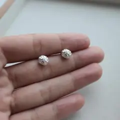ピアス シルバー925 レディース 不規則 隕石イヤリング