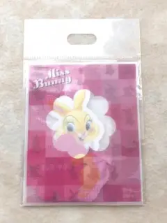 【新品未使用】ミスバニー　メッセージカード　メモ帳　ディズニー　映画　劇場グッズ