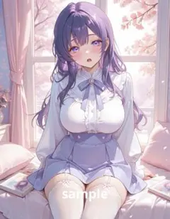 AIイラスト　美女 L版サイズ 1点物 D45