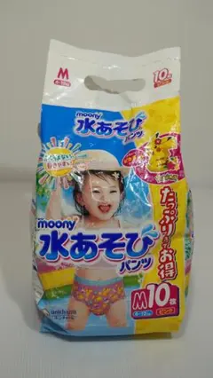 moony 水あそびパンツ Mサイズ ピカチュウ柄 8枚入り
