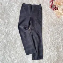 ⚫︎スラックス　センターステッチ（L）秋冬　ストレッチ　グレー
