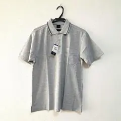 グレー 　半袖ポロシャツ　 Lサイズ　新品