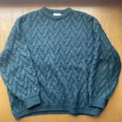 PUBLIC TOKYO モヘアニット　ダークグリーン