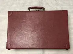 【新品】ヴィレッジヴァンガード トランク レッドブラウン ヴィンテージ風